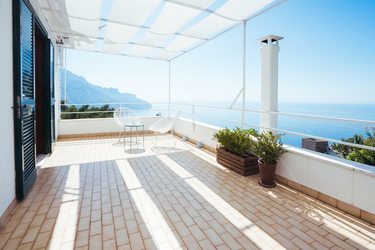 Sea View Villa In Ravello With Lemon Pergola, Gardens And Jacuzzi - Ideal For Elopements Ngoại thất bức ảnh